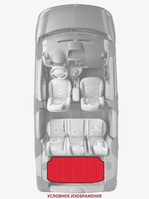 ЭВА коврики «Queen Lux» багажник для SEAT Ibiza FR
